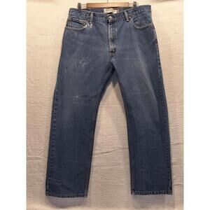 Levis 505 (2010) Jeans Mens 36x30 Regular Straight Leg Light Wash Denim